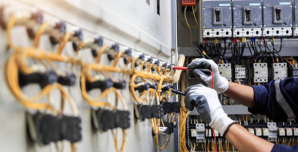 Professional Electrician technician working in Garfield, TX